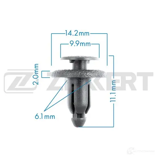 Клипса ZEKKERT BE-1126 1440207861 ZRU3 1EG