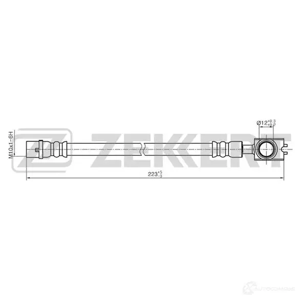 Тормозной шланг ZEKKERT 1440208383 5AD RCUB BS-9243 изображение 0