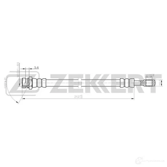 Тормозной шланг ZEKKERT BS-9361 1440208388 VRQTET T изображение 0