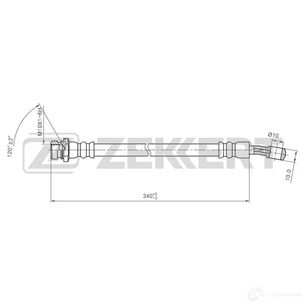 Тормозной шланг ZEKKERT 52QS JIS BS-9457 1440208404 изображение 0