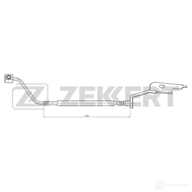 Тормозной шланг ZEKKERT BS-9486 1440208408 1 YI2US изображение 0