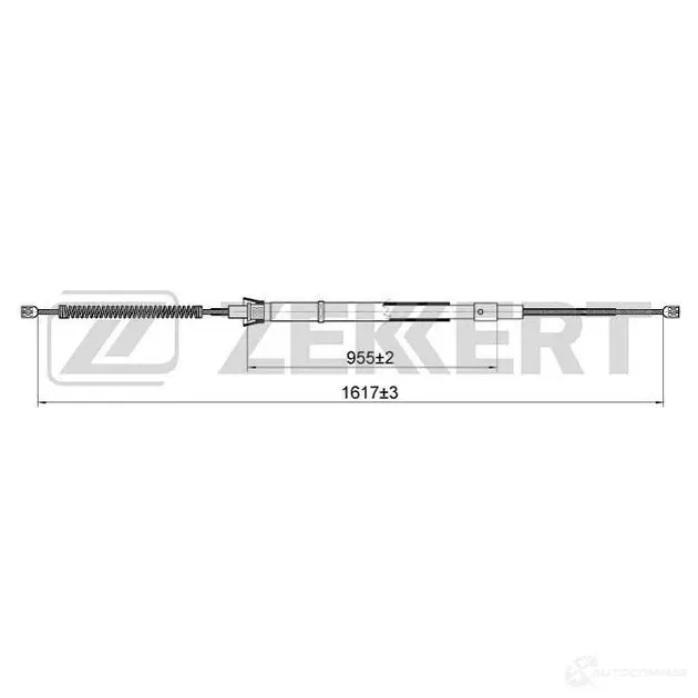 Трос ручника ZEKKERT 1440208437 0 24L2 BZ-1043