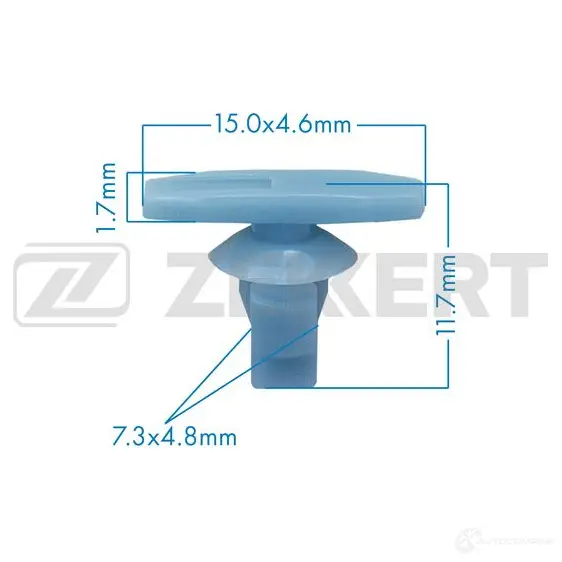 Клипса ZEKKERT 48 8ZV 1440208865 BE-2354