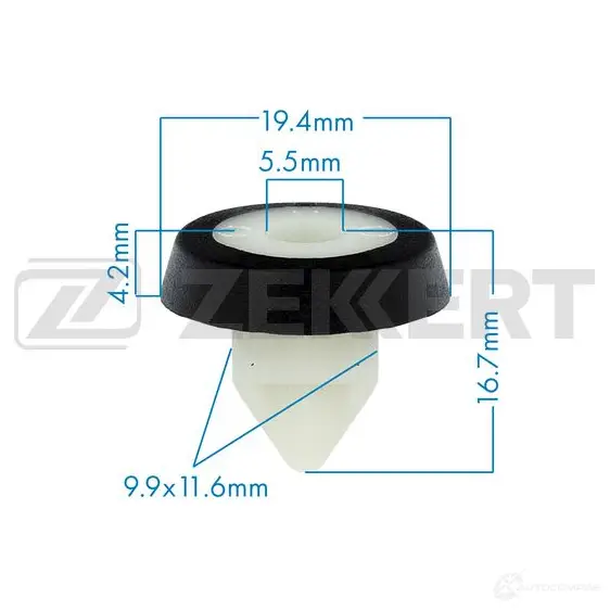 Клипса ZEKKERT 7 NRZI93 1440208883 BE-2647