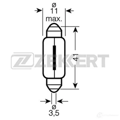 Лампа накаливания ZEKKERT LP-1058 1420503437 F IUM34O изображение 0