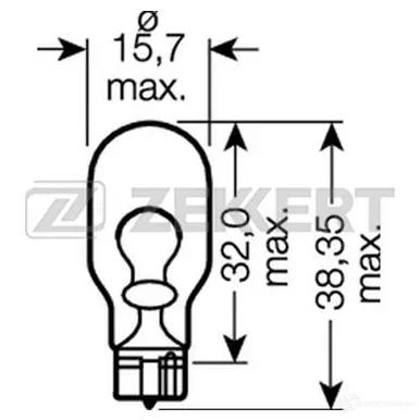 Лампа накаливания ZEKKERT K Z4XPLN 1420503451 LP-1090 изображение 0