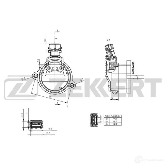 Блок управления двигателем ZEKKERT K 1N2U 1440209237 SE-4006 изображение 0
