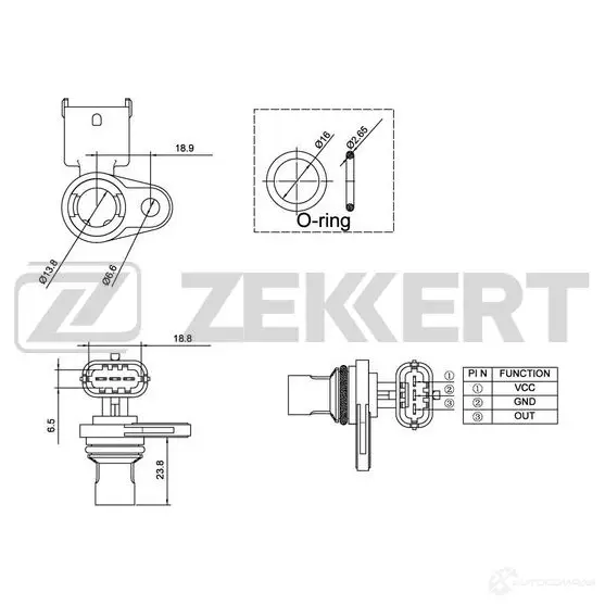 Блок управления двигателем ZEKKERT SE-4027 KR 4RX6O 1440209242 изображение 0
