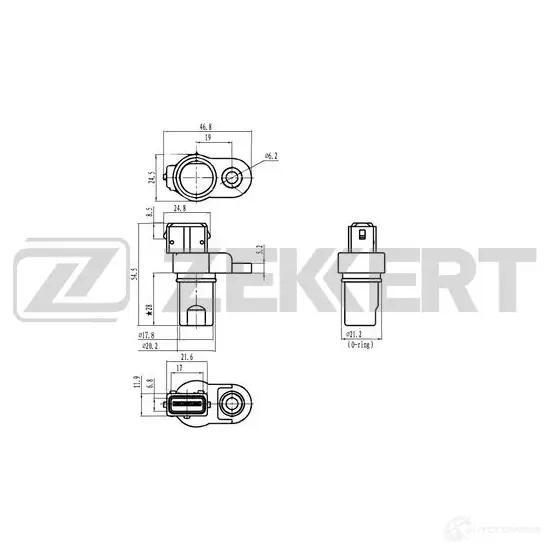 Блок управления двигателем ZEKKERT SE-5019 SH8K 7C 1440209256 изображение 0