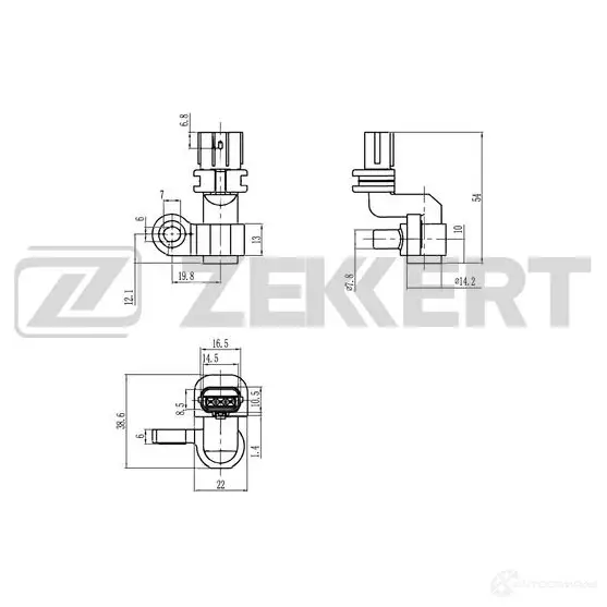 Блок управления двигателем ZEKKERT SE-5034 1V PG3 1440209258 изображение 0