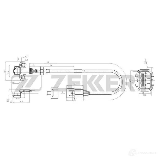 Блок управления двигателем ZEKKERT SE-5046 1440209261 LKO1 F изображение 0