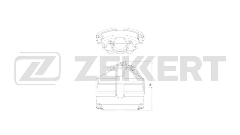 Тормозной суппорт Zekkert 4255822801717 1441335707 BS-8312 D O1TS0 - Изображение 1