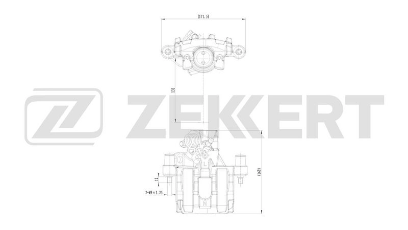 Тормозной суппорт Zekkert KZL1 1 1441335711 4255822801755 BS-8316 - Изображение 1