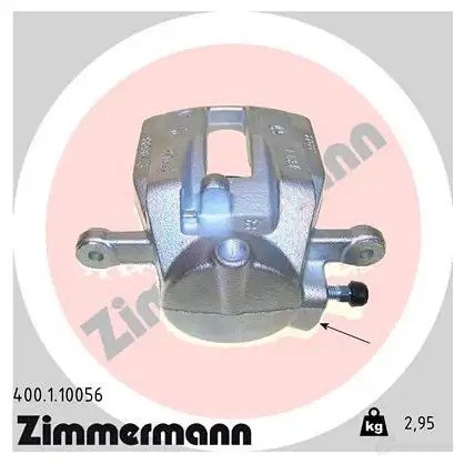 Тормозной суппорт ZIMMERMANN 400110056 906347 520PT1 U