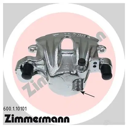 Тормозной суппорт ZIMMERMANN 907365 600110101 FFBS6 X изображение 0