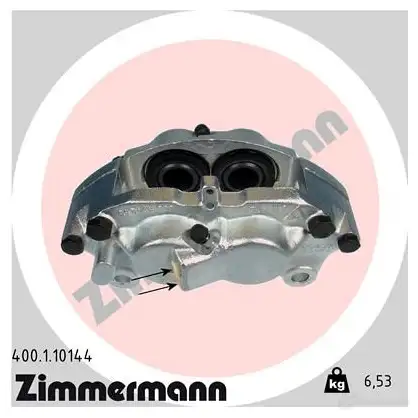Тормозной суппорт ZIMMERMANN 906361 7U2G TC 400110144