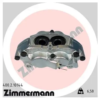 Тормозной суппорт ZIMMERMANN 400210144 906439 W1F IC