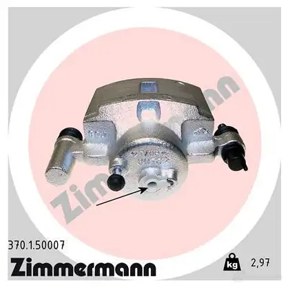 Тормозной суппорт ZIMMERMANN 370150007 NX G2J 906229 изображение 0