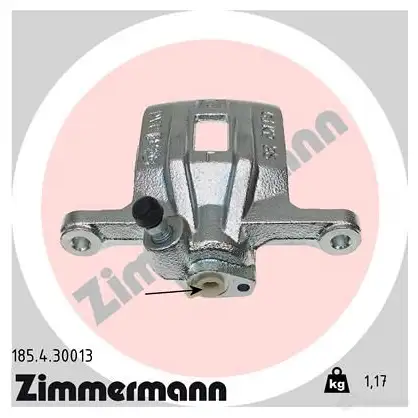 Тормозной суппорт ZIMMERMANN 904664 WNL4AS L 185430013 изображение 0