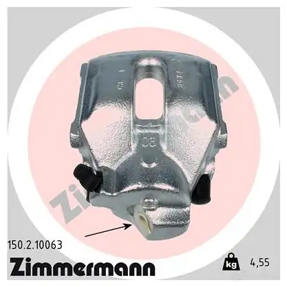 Тормозной суппорт ZIMMERMANN 150210063 904363 JZA QW