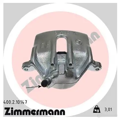 Тормозной суппорт ZIMMERMANN 400210147 906440 3EJ68 Z изображение 0