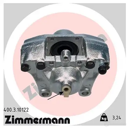 Тормозной суппорт ZIMMERMANN 906455 F VYPO 400310122 изображение 0