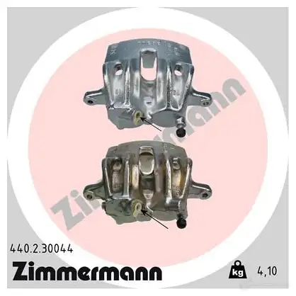 Тормозной суппорт ZIMMERMANN 440230044 K FGGAOS 906868 изображение 0