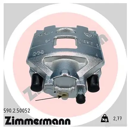 Тормозной суппорт ZIMMERMANN D9N X5 907240 590250052 изображение 0