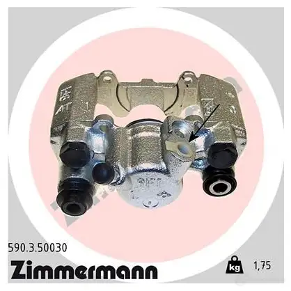 Тормозной суппорт ZIMMERMANN P4BV 46 590350030 907340