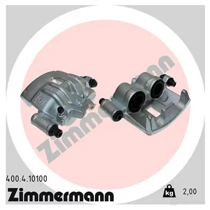 Тормозной суппорт ZIMMERMANN 400410100 906605 8GI67Z C