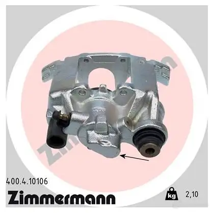 Тормозной суппорт ZIMMERMANN 906606 400410106 C6RPCR F