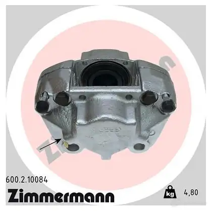 Тормозной суппорт ZIMMERMANN R6F1I QT 600210084 907416 изображение 0