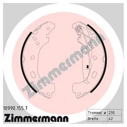 Тормозные колодки комплект ZIMMERMANN R1JPX J6 109901557 904216