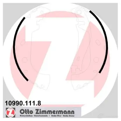 Тормозные колодки комплект ZIMMERMANN 109901118 904124 T3 C46OC