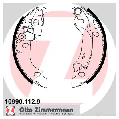 Тормозные колодки комплект ZIMMERMANN 904132 109901129 W C03FM