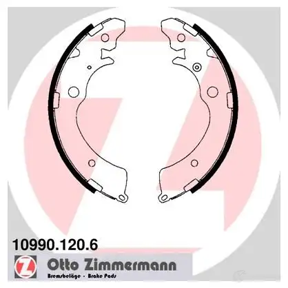 Тормозные колодки комплект ZIMMERMANN 109901206 904155 3IZ NI9 изображение 0