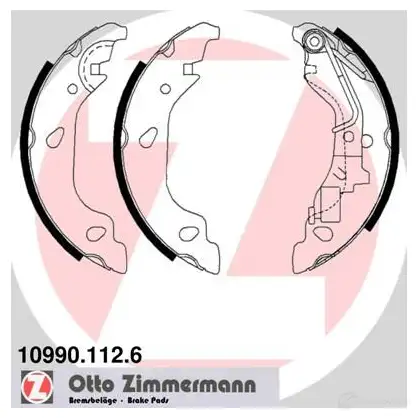 Тормозные колодки комплект ZIMMERMANN 904129 109901126 E2 S3W0L