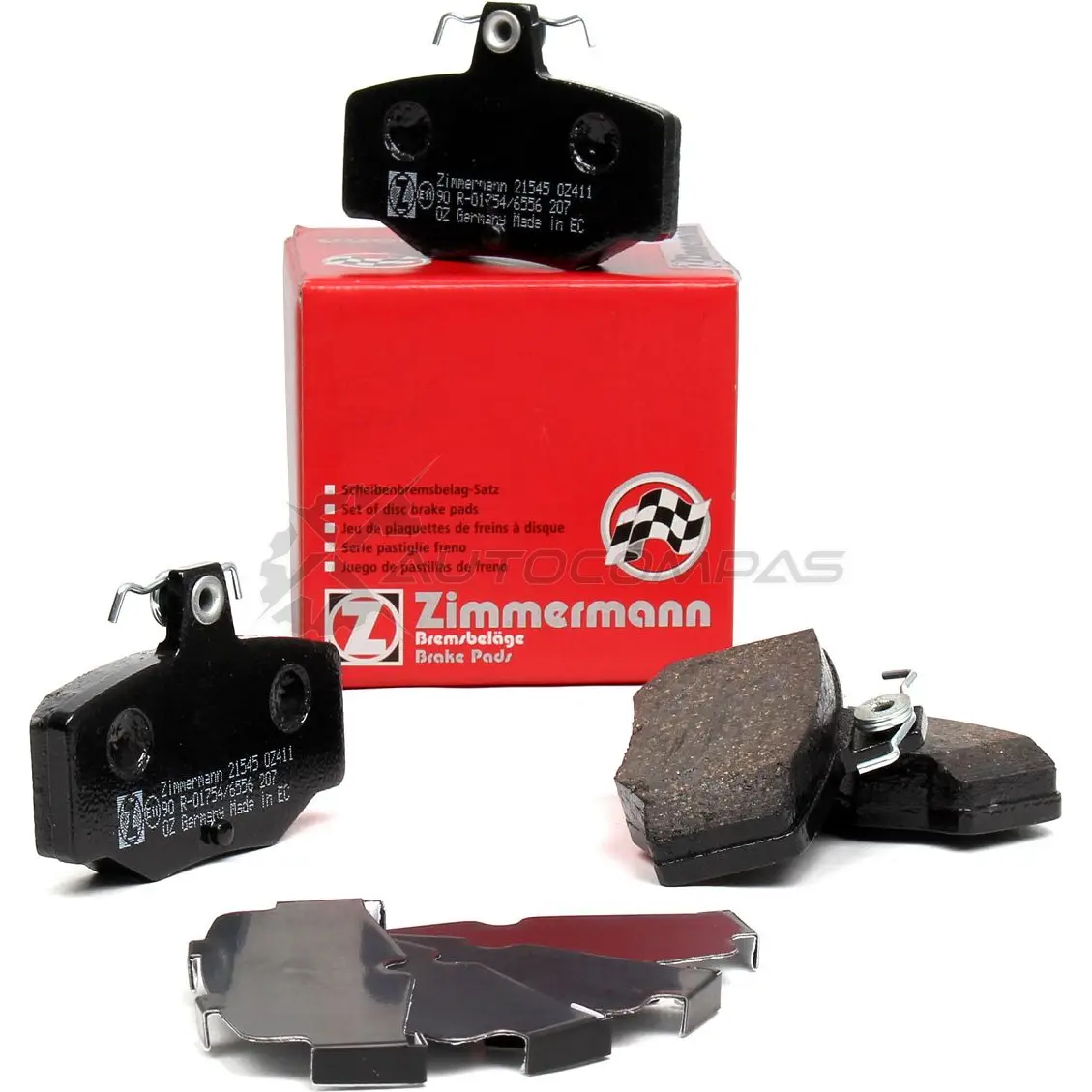 Тормозные колодки комплект ZIMMERMANN YK3V7 2 1545 215451551 904951