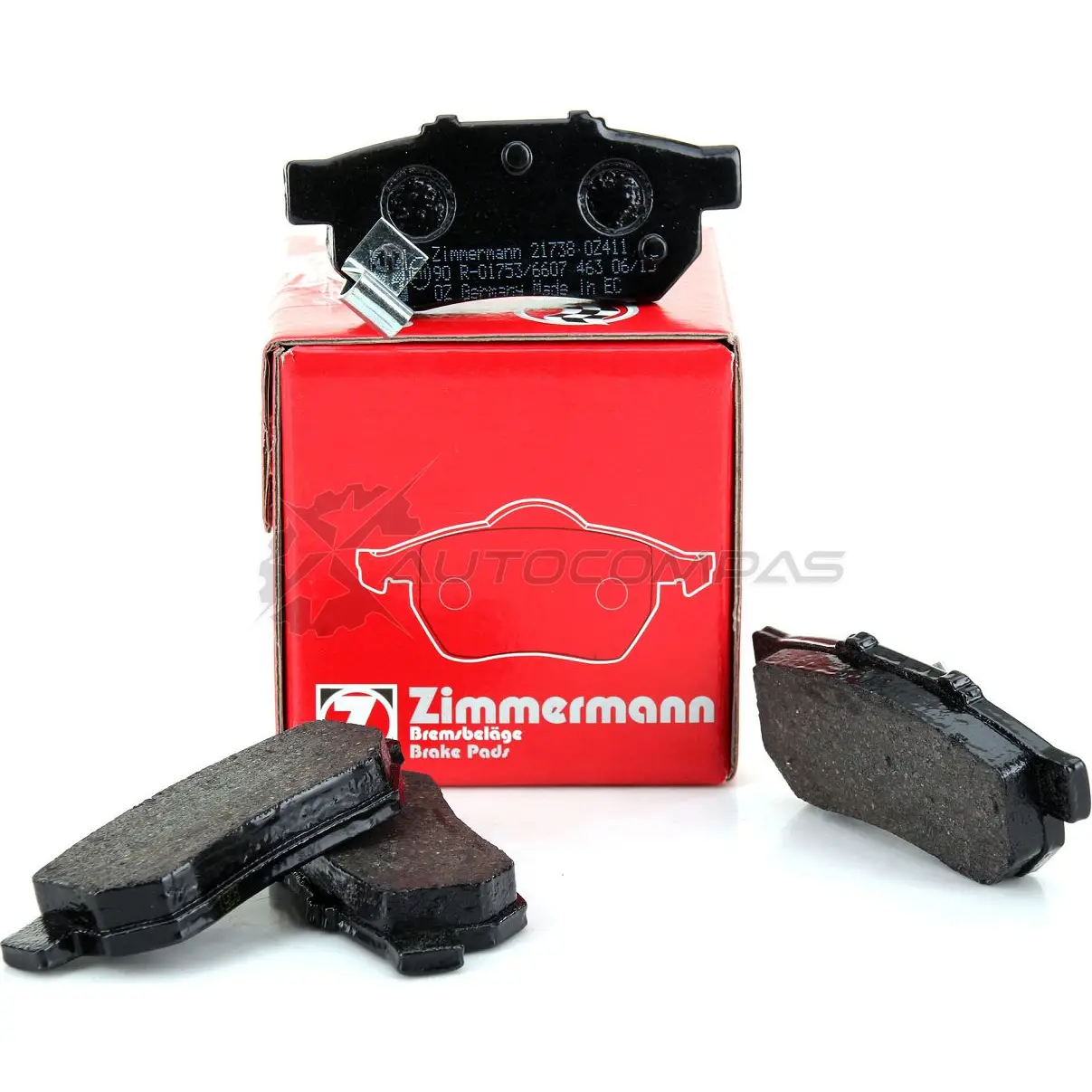 Тормозные колодки комплект ZIMMERMANN 217381301 2173 8 904998 G2FXR3
