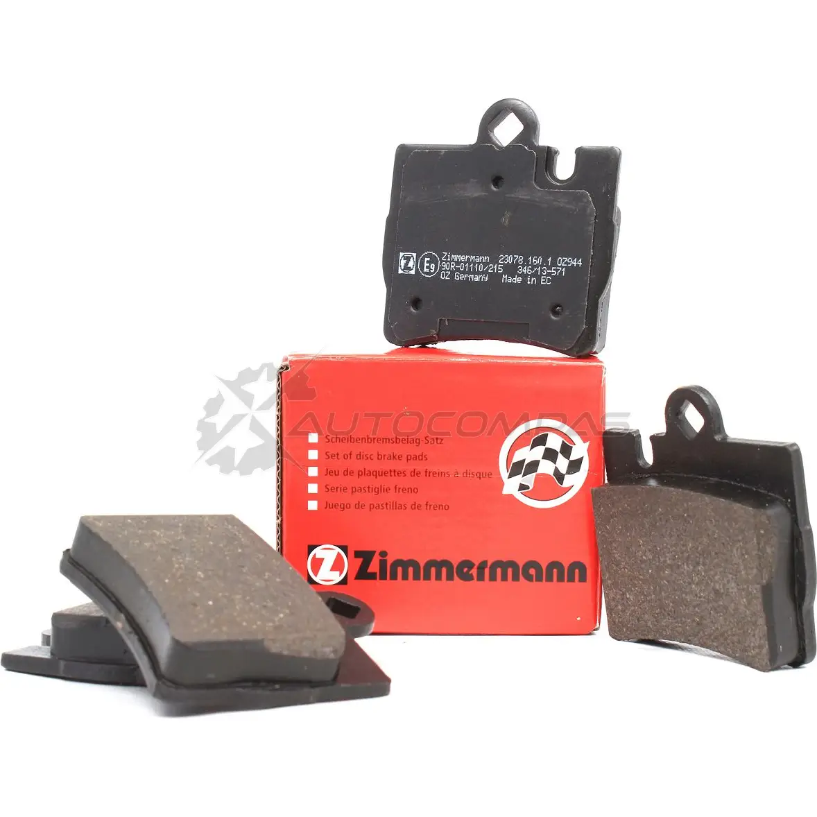 Тормозные колодки комплект ZIMMERMANN 23 078 230781601 IQVGT 905175