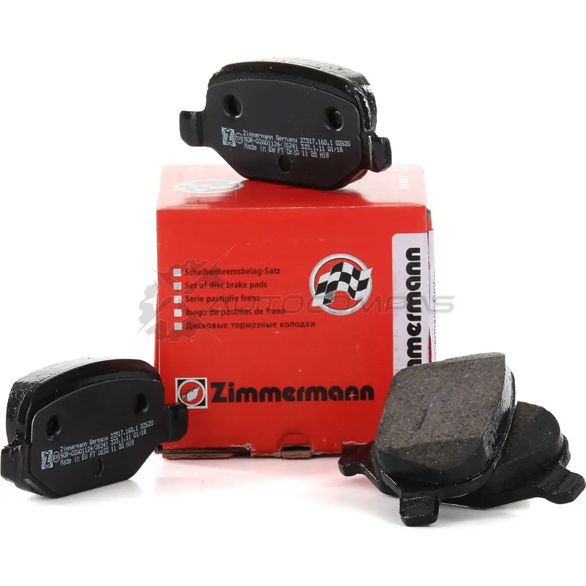 Тормозные колодки комплект ZIMMERMANN 235 17 235171601 905321 2HH51
