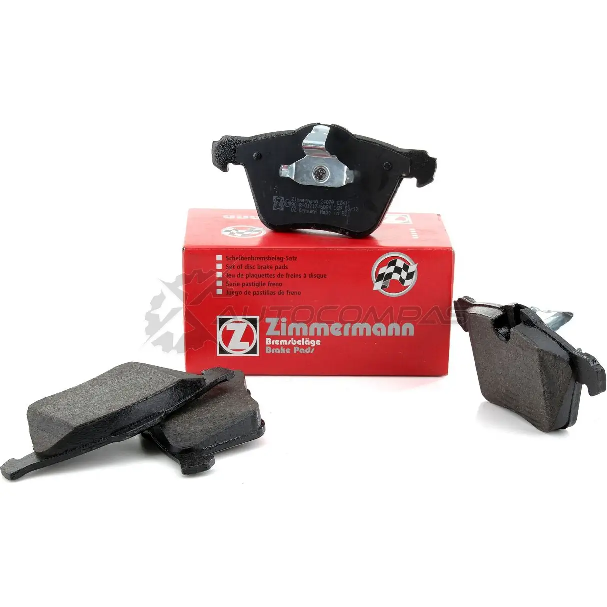 Тормозные колодки комплект ZIMMERMANN 905535 240791851 24080 2 4079