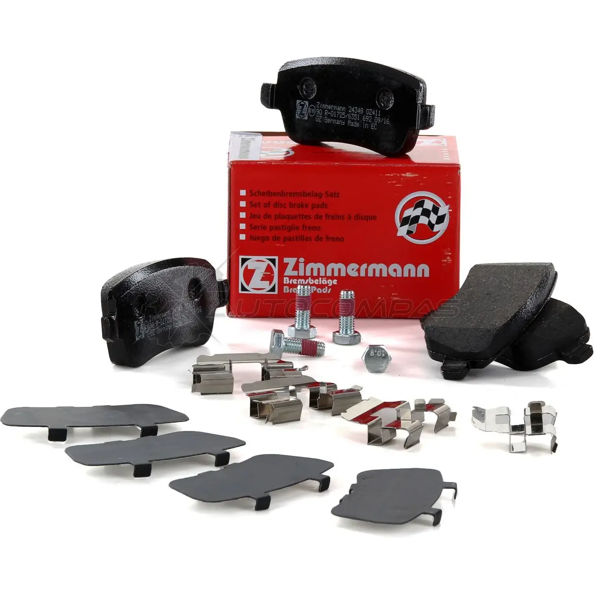 Тормозные колодки комплект ZIMMERMANN 905614 I0HBV 24 348 243481602