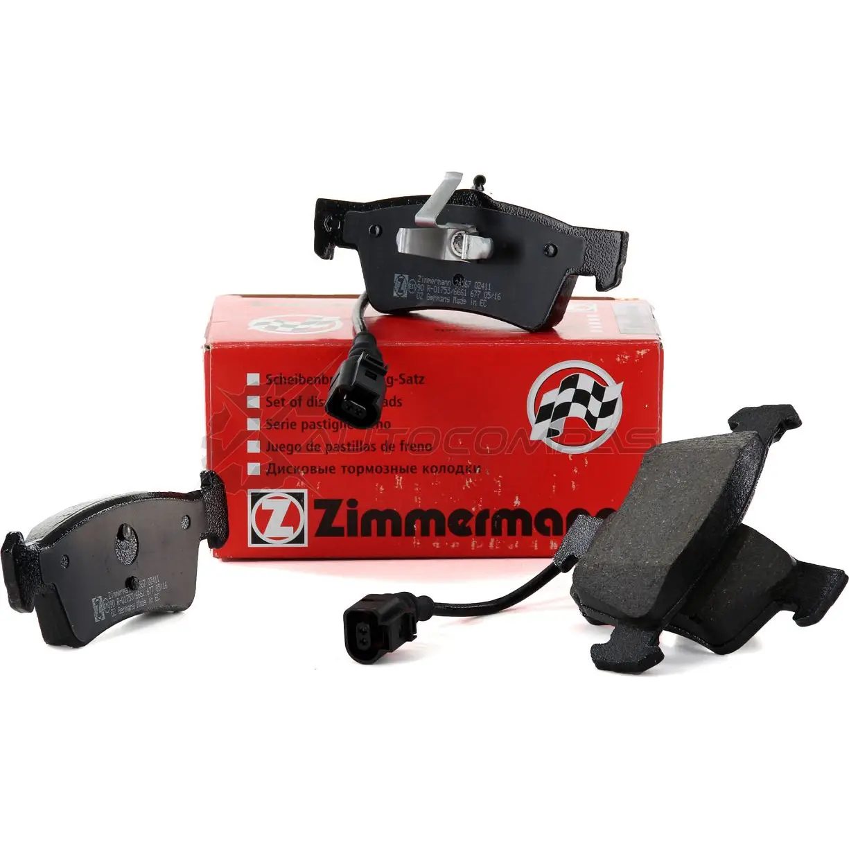 Тормозные колодки комплект ZIMMERMANN 243671901 905618 24368 24 367