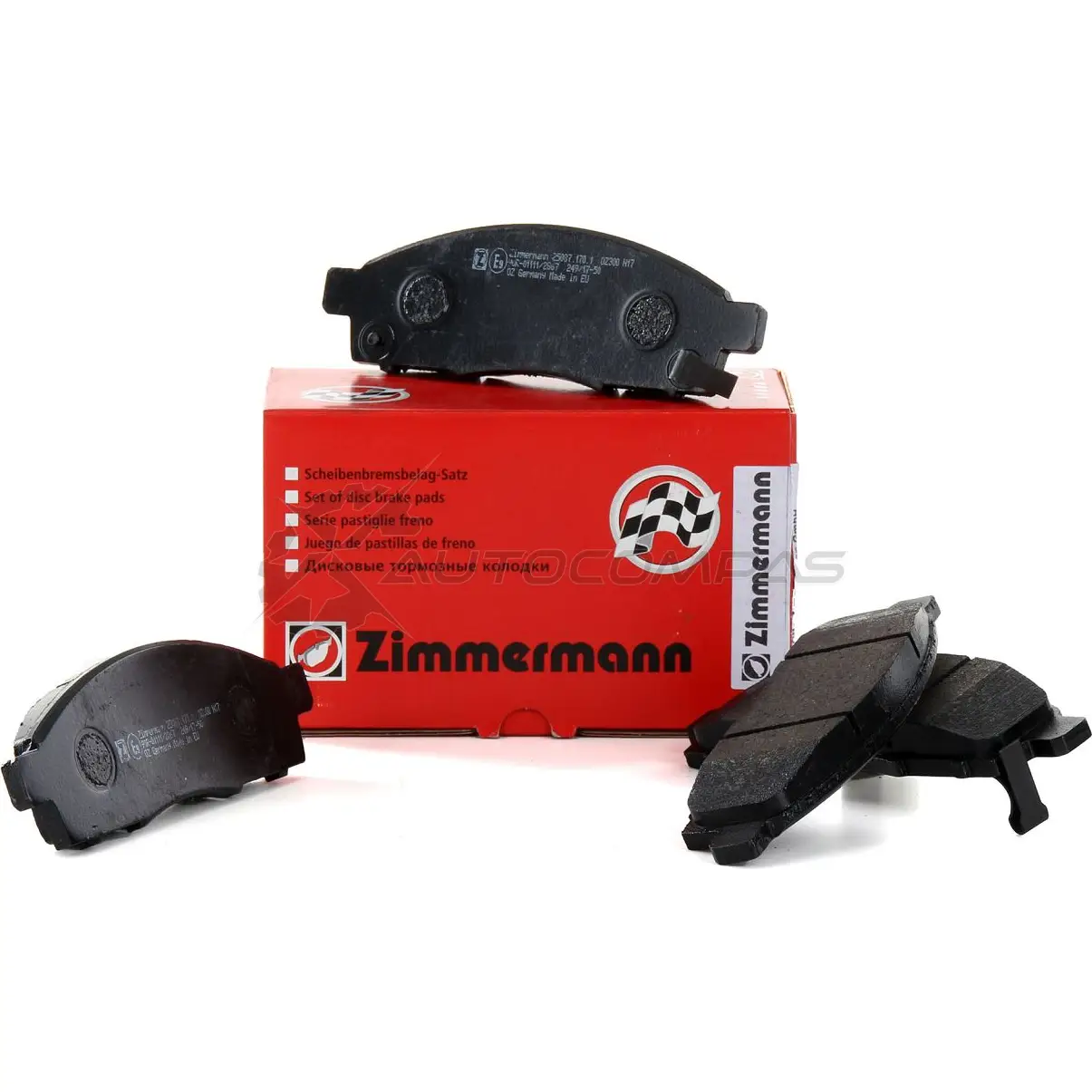 Тормозные колодки комплект ZIMMERMANN 2508 7 250871701 905917 25088