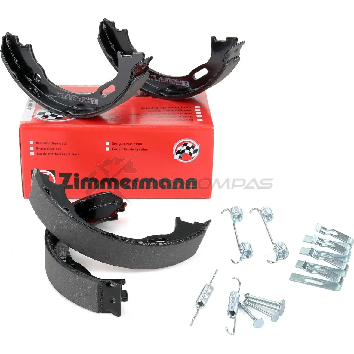 Тормозные колодки ручника ZIMMERMANN 109901293 Y00 E4Q3 904172 изображение 0