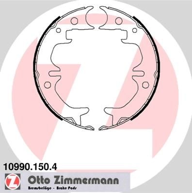 Тормозные колодки ручника ZIMMERMANN 109901504 Z EYTZ 904196 изображение 0
