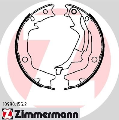 Тормозные колодки ручника ZIMMERMANN QNW 8A1 904211 109901552