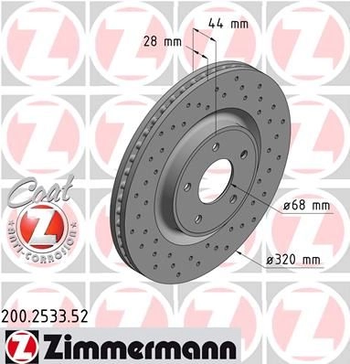 Тормозной диск ZIMMERMANN 904714 LEG MLB 200253352