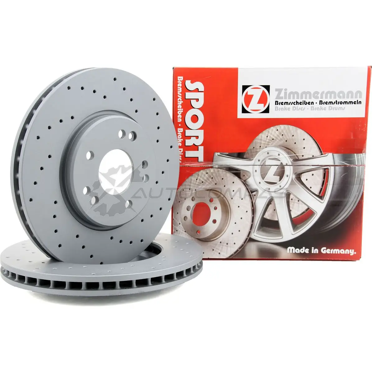 Тормозной диск ZIMMERMANN 1W H1VC 400141952 906388